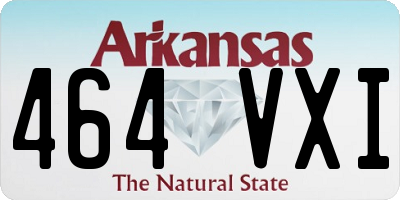 AR license plate 464VXI