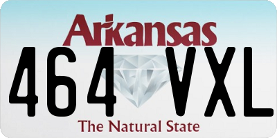 AR license plate 464VXL