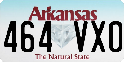 AR license plate 464VXO