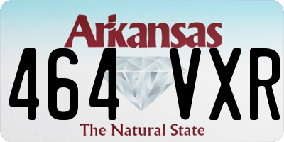 AR license plate 464VXR