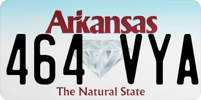 AR license plate 464VYA