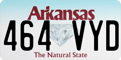 AR license plate 464VYD