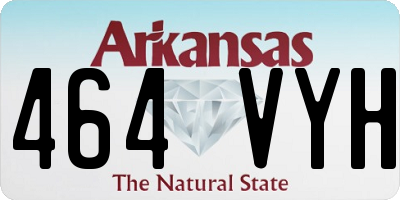 AR license plate 464VYH