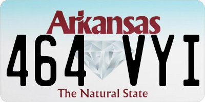 AR license plate 464VYI
