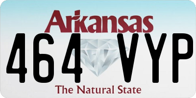AR license plate 464VYP