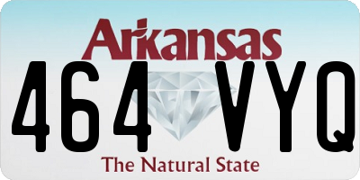 AR license plate 464VYQ