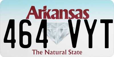 AR license plate 464VYT