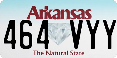 AR license plate 464VYY