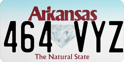 AR license plate 464VYZ
