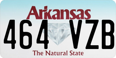 AR license plate 464VZB