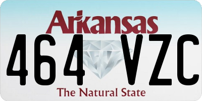 AR license plate 464VZC