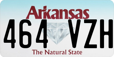 AR license plate 464VZH