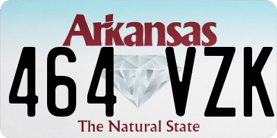 AR license plate 464VZK