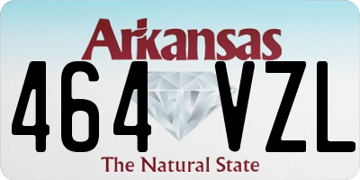 AR license plate 464VZL