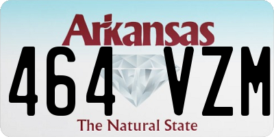 AR license plate 464VZM