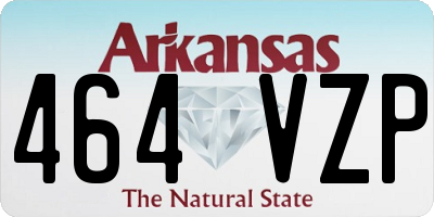 AR license plate 464VZP
