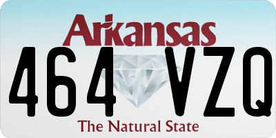 AR license plate 464VZQ