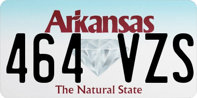 AR license plate 464VZS