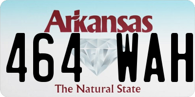AR license plate 464WAH