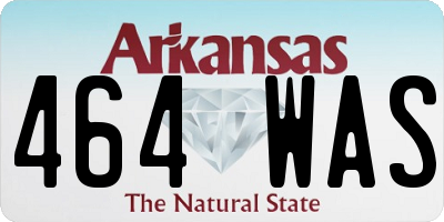 AR license plate 464WAS