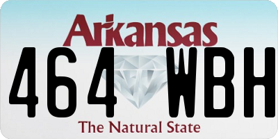 AR license plate 464WBH