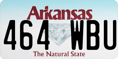 AR license plate 464WBU