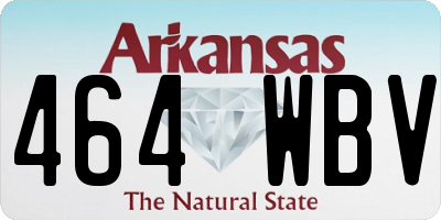 AR license plate 464WBV