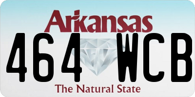 AR license plate 464WCB