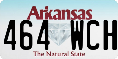 AR license plate 464WCH
