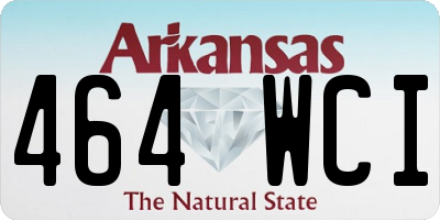 AR license plate 464WCI
