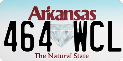AR license plate 464WCL
