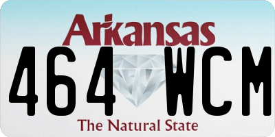 AR license plate 464WCM