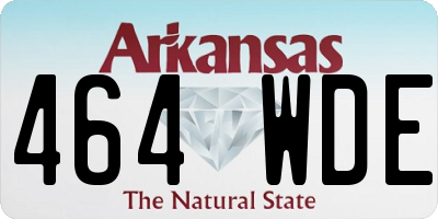 AR license plate 464WDE