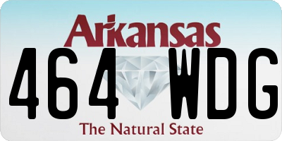 AR license plate 464WDG