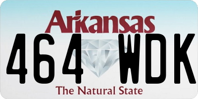 AR license plate 464WDK