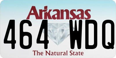 AR license plate 464WDQ