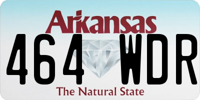 AR license plate 464WDR