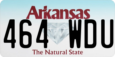 AR license plate 464WDU