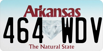 AR license plate 464WDV