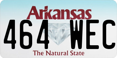AR license plate 464WEC