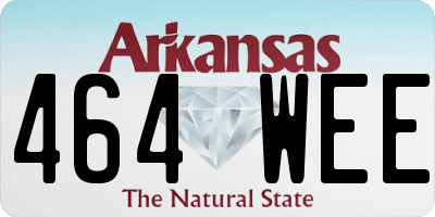 AR license plate 464WEE