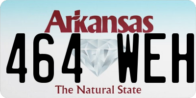 AR license plate 464WEH