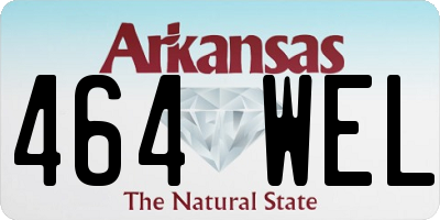 AR license plate 464WEL