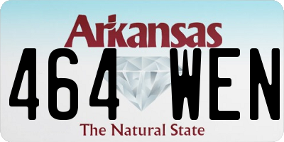 AR license plate 464WEN
