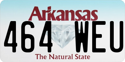 AR license plate 464WEU
