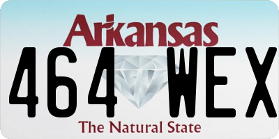 AR license plate 464WEX