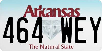 AR license plate 464WEY