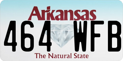 AR license plate 464WFB
