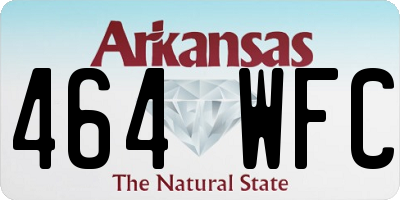 AR license plate 464WFC