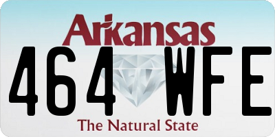 AR license plate 464WFE